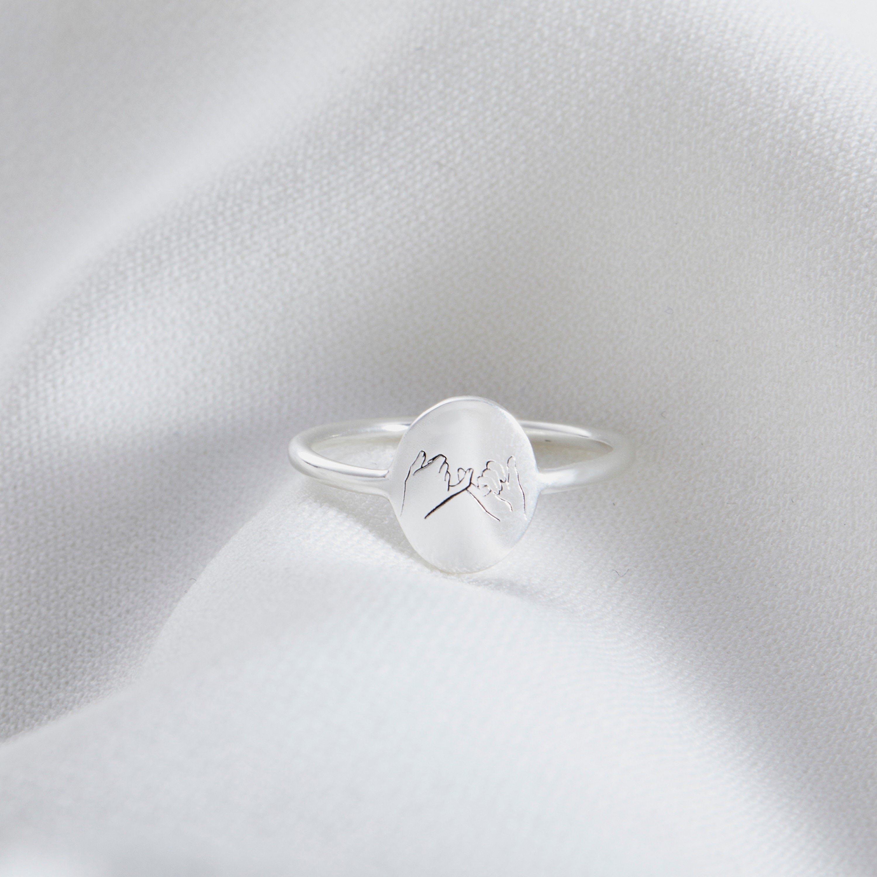 OX JEWELRY Silver Minimal Pinky Ring - アクセサリー